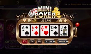 Tips for playing mini poker effectively